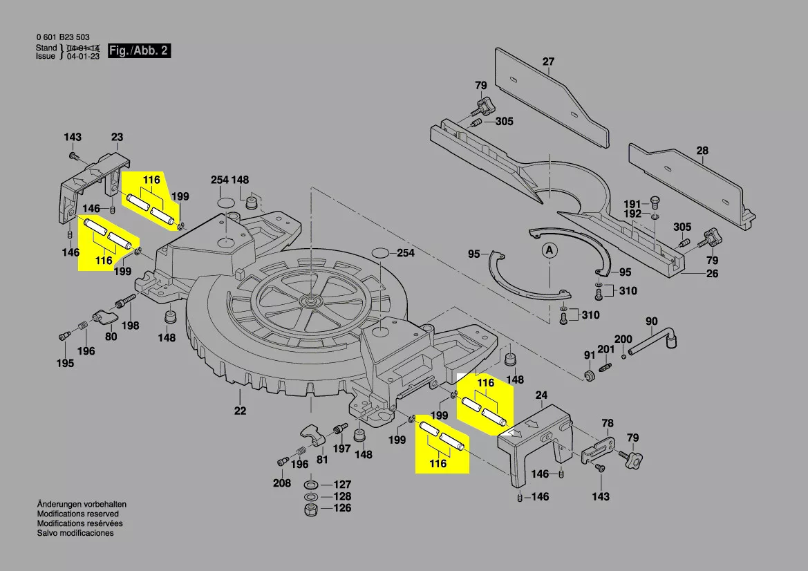 Tige rallonge réf. 2 610 916 803 Bosch